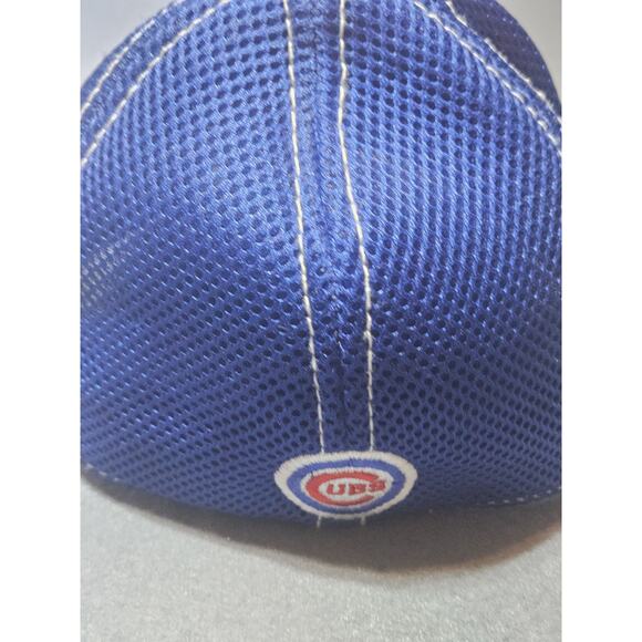 New Era Youth Hat Blue Chicago Cubs Mesh Logo Genuine Merchandise - Picture 3 of 8